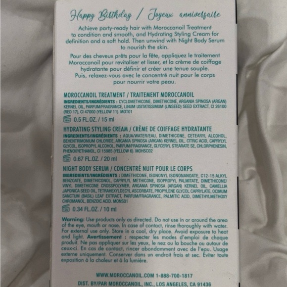 Moroccanoil 3 piece set. Sephora Insider Set. Brand new in box. - Picture 2 of 3